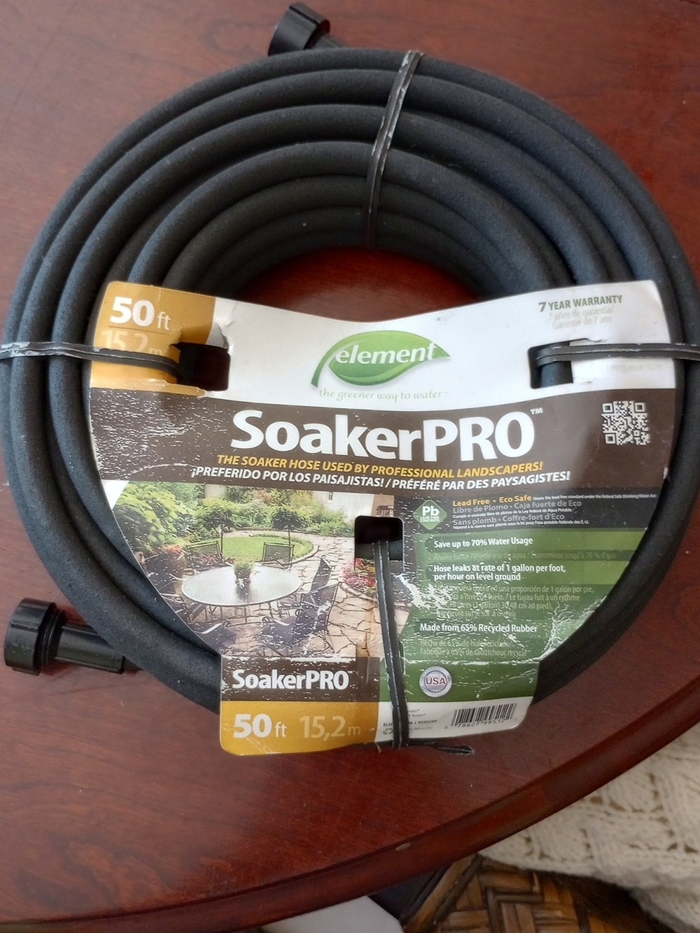 3 Element SoakerPRO 50ft Soaker Hoses - Black